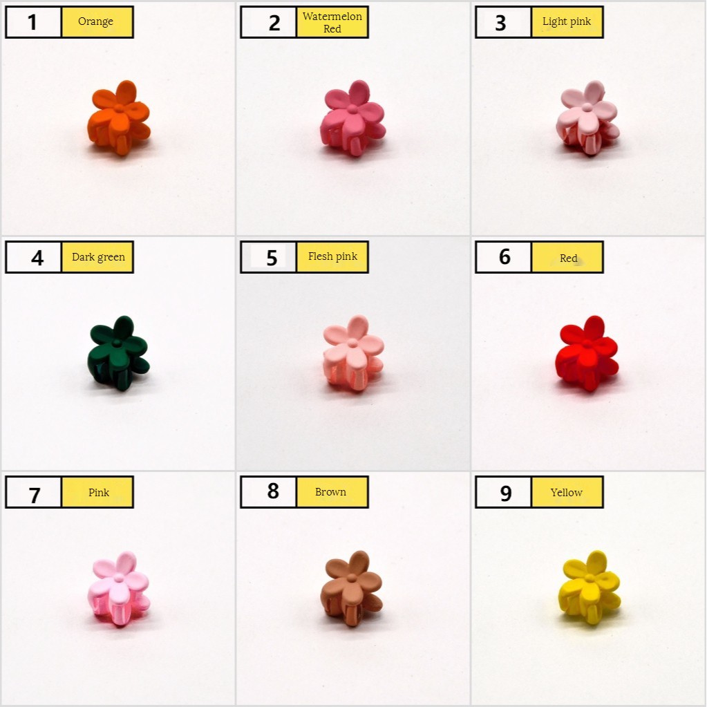 Kẹp tóc hình bông hoa nhỏ phong cách Hàn Quốc B147