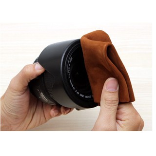 Khăn da cừu vệ sinh lens,máy ảnh,điện thoại
