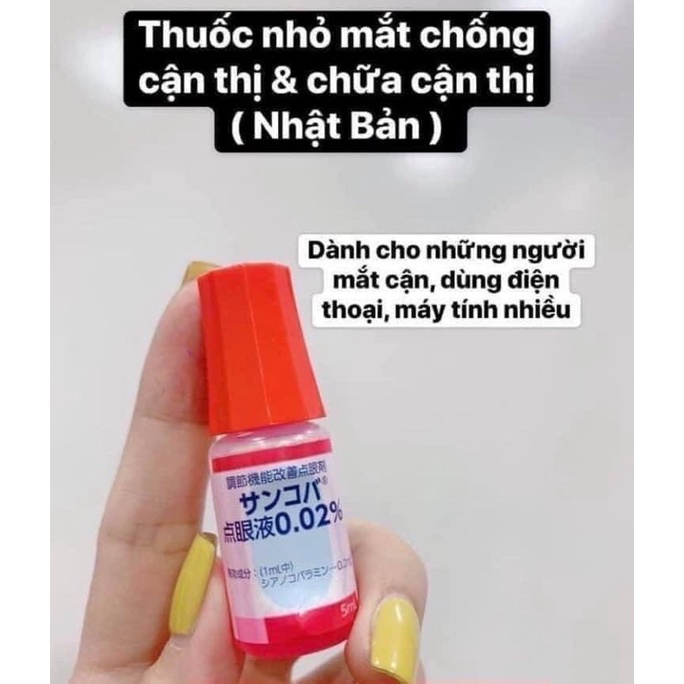 NHỎ MẮT SANCOBA GIẢM CẬN THỊ