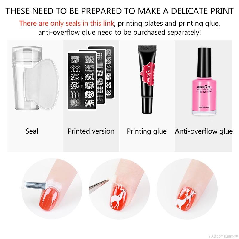 [Hàng mới về] Dụng cụ in móng nghệ thuật bằng silicon