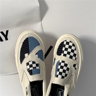 Giày Slip-on Caro + Ảnh Thật