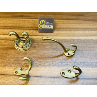 Móc treo quần áo, móc treo đồ bằng đồng màu rêu