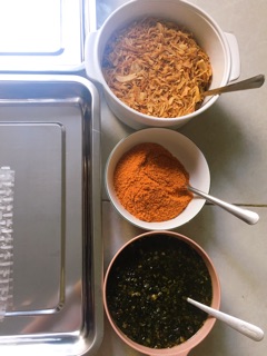 Bánh tráng hành (ăn chay được)
