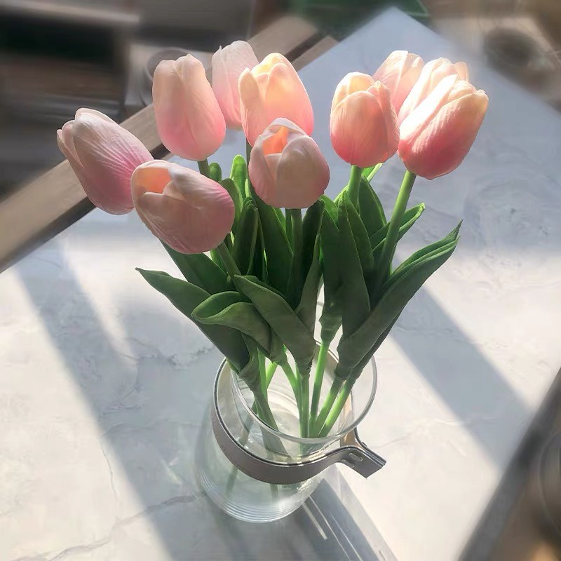 Hoa Tulip giả, hoa giả decor siêu xinh không lo bị héo - cutam.homedecor