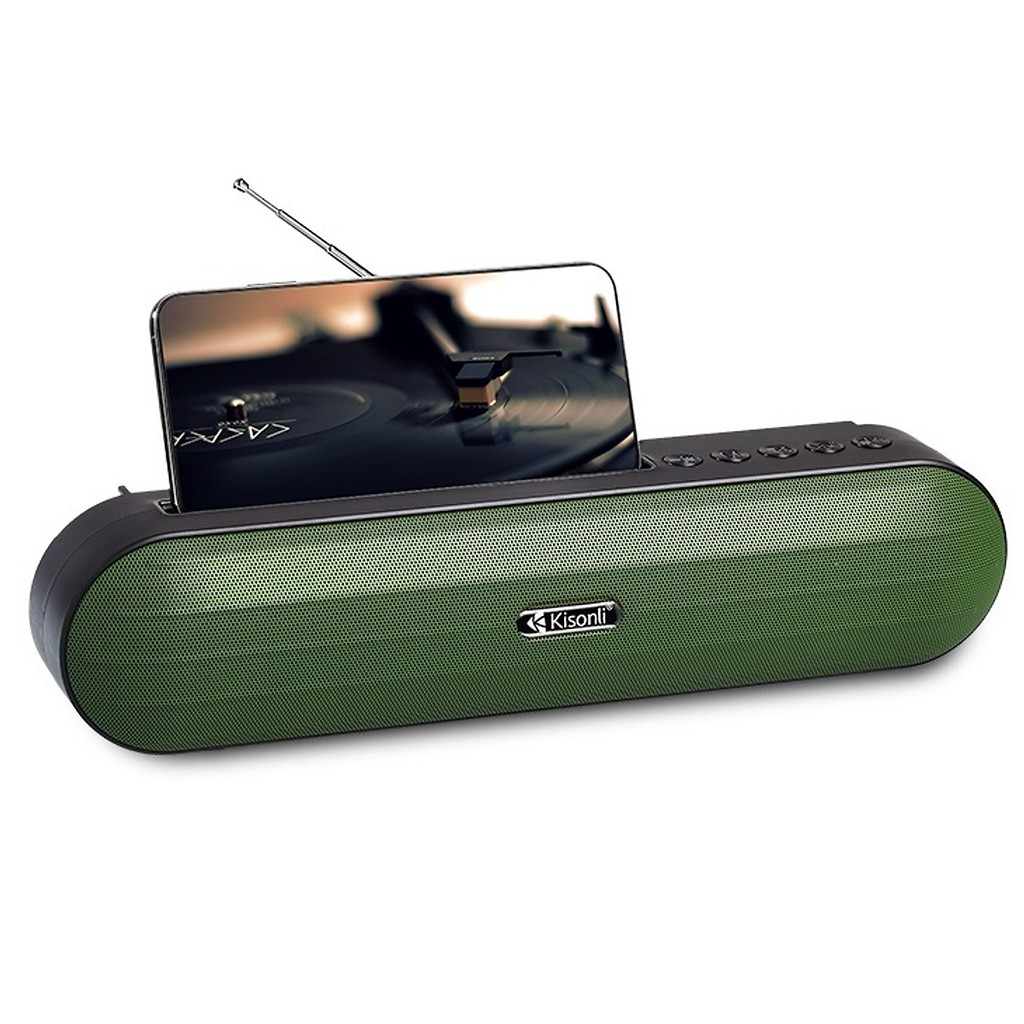 Loa bluetooth Kisonli KS-1988 siêu bass âm thanh cực hay sôi động tích hợp Bluetooth-FM-USB-Thẻ nhớ