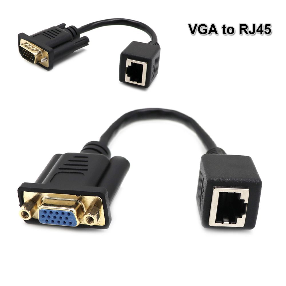 Cáp Chuyển Đổi Vga Cho Điện Thoại Lan Cat5 Cat6