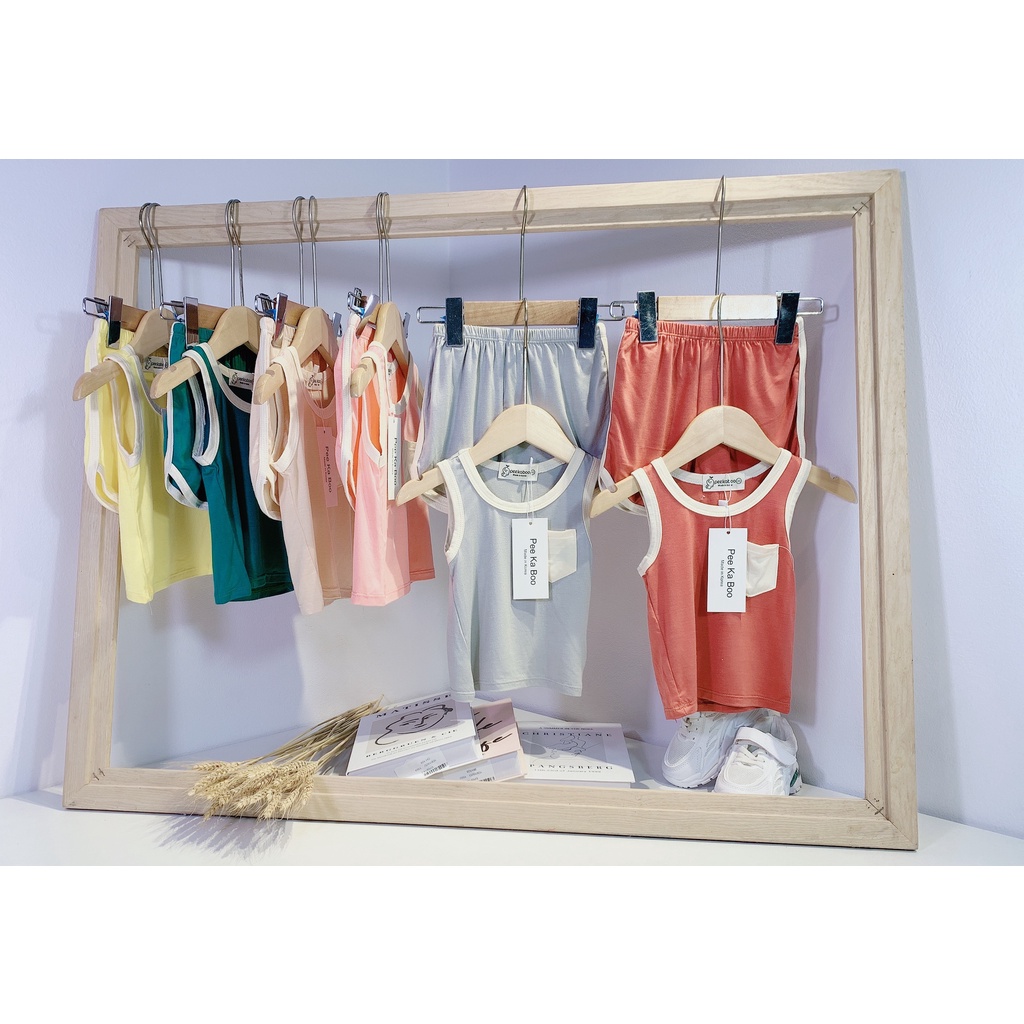 Bộ thun lạnh 22 cực mát cho bé trai bé gái - BTL22