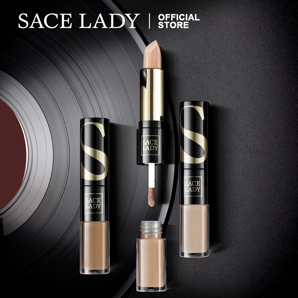 Kem che khuyết điểm dạng lỏng SACE LADY 2 trong 1 trang điểm quầng thâm vùng mắt tự nhiên và hoàn mỹ lâu trôi 8.2g | BigBuy360 - bigbuy360.vn