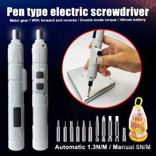Bộ dụng cụ vặn ốc vít mini kiểu dáng hình cây bút có thể sạc lại tiện dụng