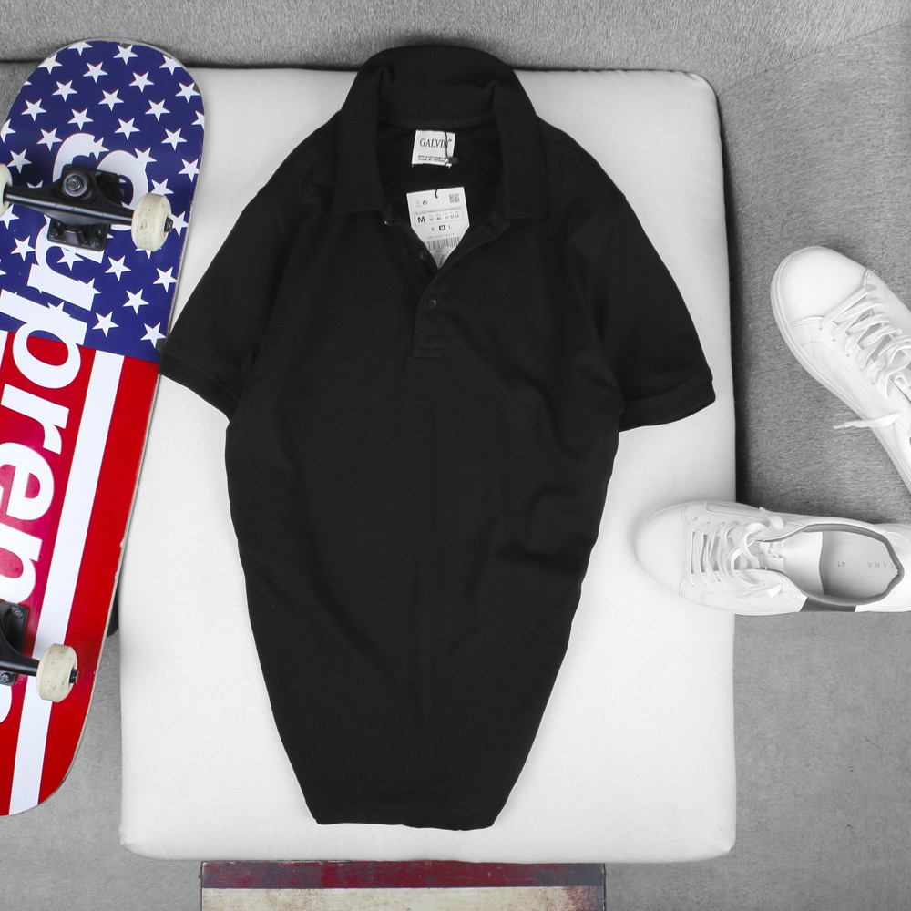 Áo polo nam Leo Vatino phối vạch tay chất CVC Cotton cá sấu cổ bẻ tay ngắn PLS01F | BigBuy360 - bigbuy360.vn