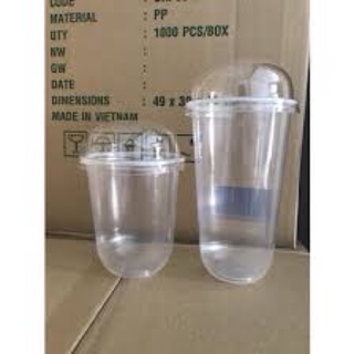 (Combo 50 ly) Ly nhựa đáy bầu