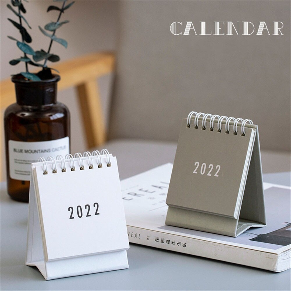 Lịch để bàn 2022 decor để bàn làm việc kèm sticker dán ghi chú note quan trọng bắt đầu từ 09/2021 đến 12/2022 - VP040