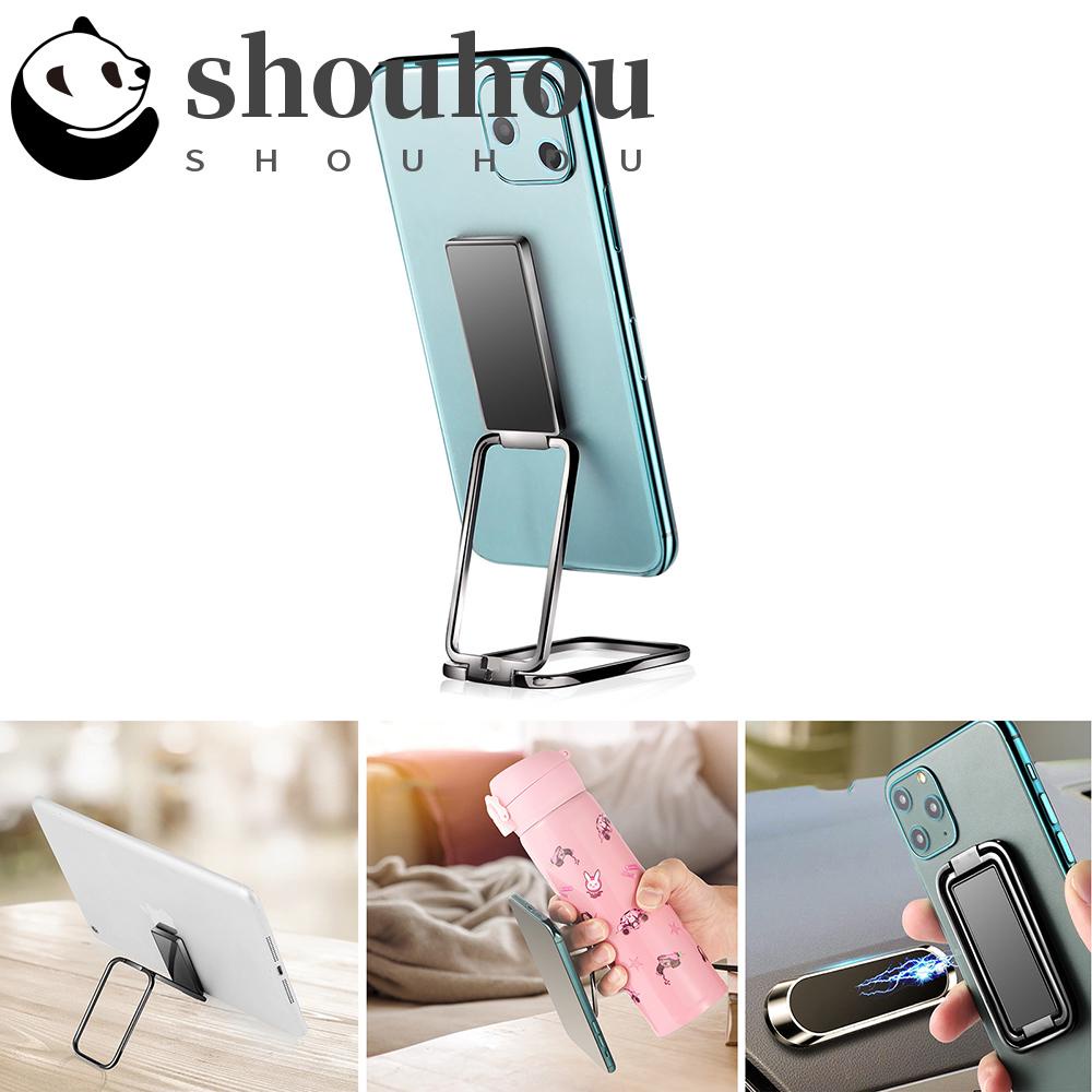 SHOUHOU Multi Angle Phone Holder Foldable 360 Rotation Finger Ring Mount Stand Meta Ultra Thin Adjustable Kickstand/Multicolor