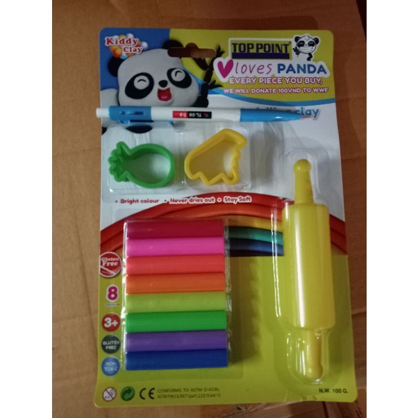 Đồ chơi đất sét nặn cho bé nhiều màu