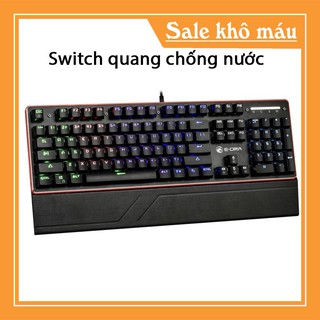 [FreeShip] Bàn phím cơ giá rẻ E-DRA EK300 - Chống nước - Có kê tay - Led 7 màu - BH 24 tháng [Ảnh Thật]