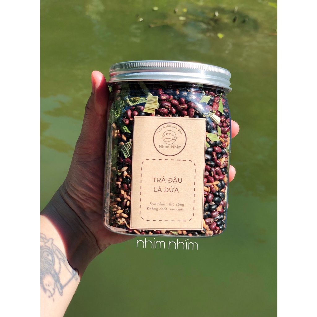 Trà Đậu Rang Lá Dứa Làm Thủ Công