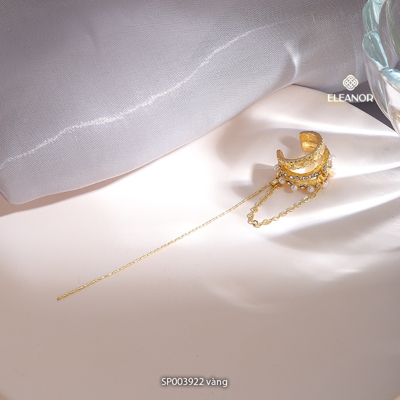 Bông tai nữ gắn vành tai đính đá ba vòng Eleanor Accessories phụ kiện trang sức cá tính ( một chiếc )