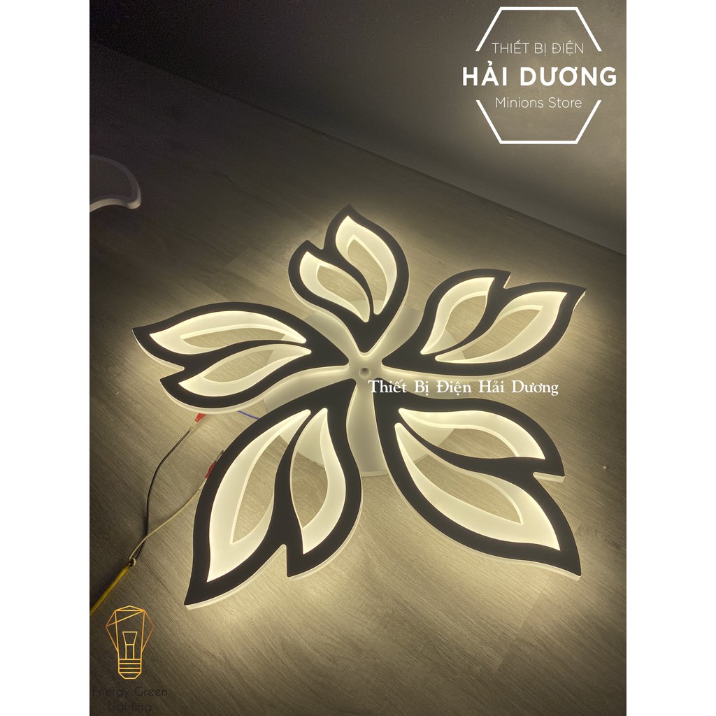 Đèn LED Ốp Trần Decor Mâm Tam Giác OT-060, Mâm Đuôi Cáo OT-062, Mâm Lá OT-068 - 3 Chế Độ Ánh Sáng - Tăng Giảm Ánh Sáng