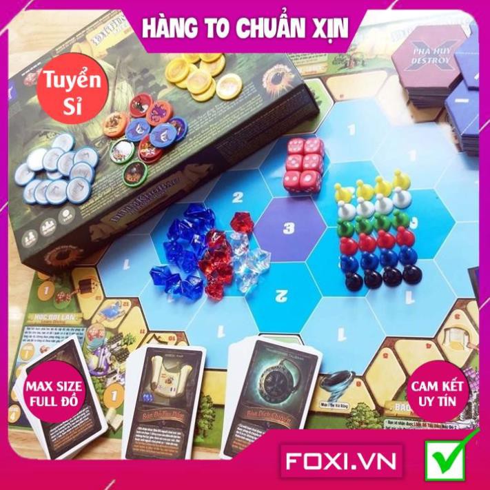 [FREESHIP HÀNG ĐẸP] Board game-Escape From Zombie-đi tìm kho báu Foxi-trò chơi hay-gây cấn-hồi hộp và trí tuệ.