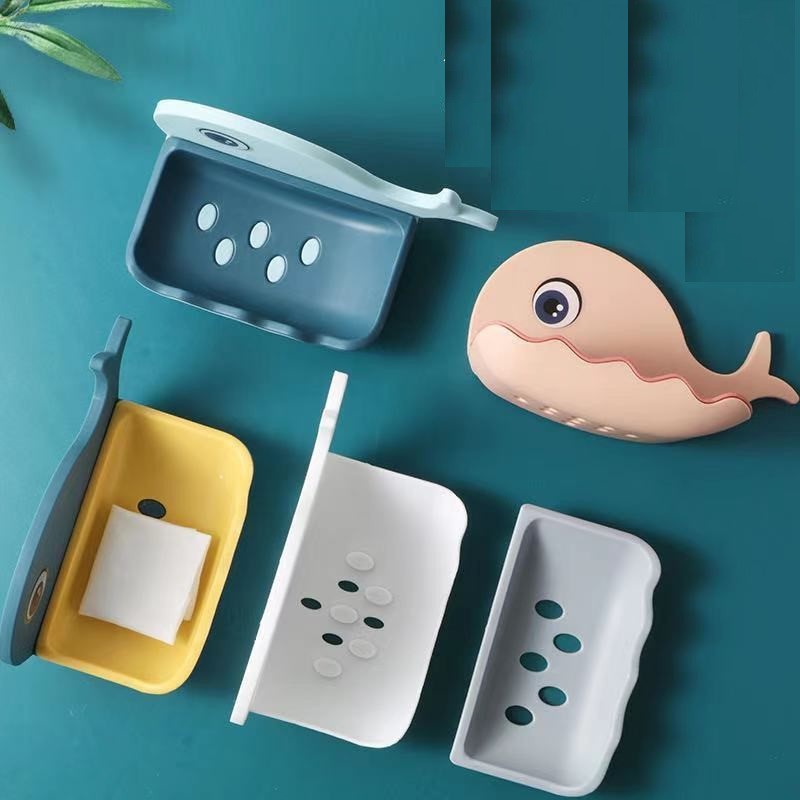 Khay đựng xà bông nhựa hình con cá Kệ để xà phòng trong phòng tắm phòng vệ sinh