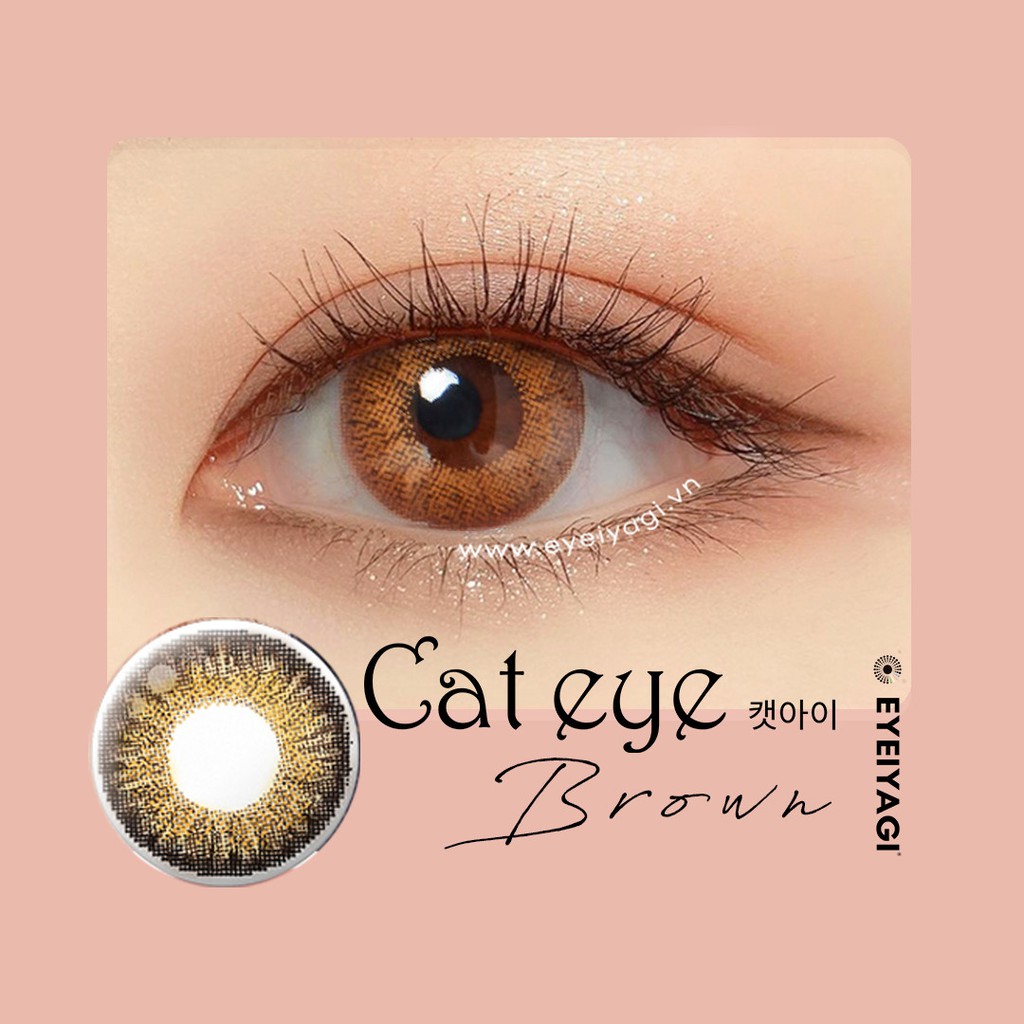 BST kính áp tròng 2 màu lens nâu lens choco thương hiệu·Eyeiyagi có độ từ 0-8 độ ,lens Y KHOA THỜI TRANG CAO CẤP