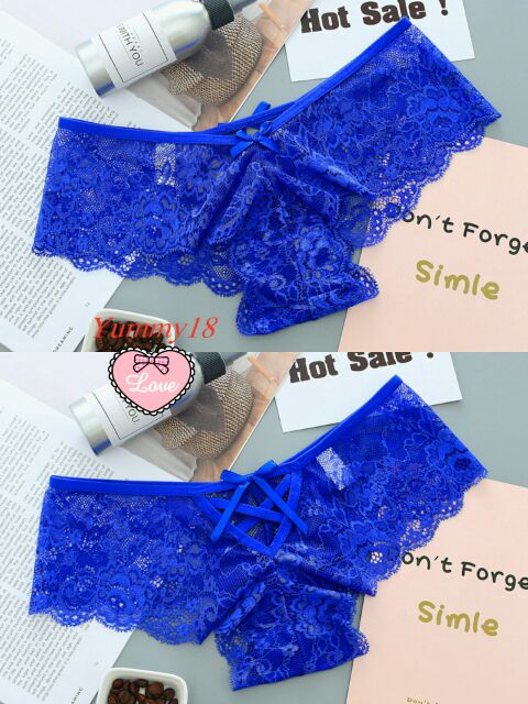 Quần chip ren sexy đan dây lưng 8032