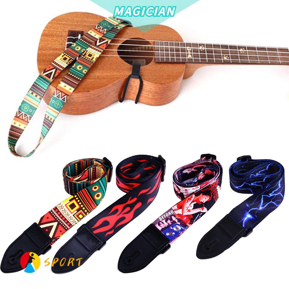 Dây đeo đàn guitar bằng da PU nhiều màu sắc tùy chọn thời trang