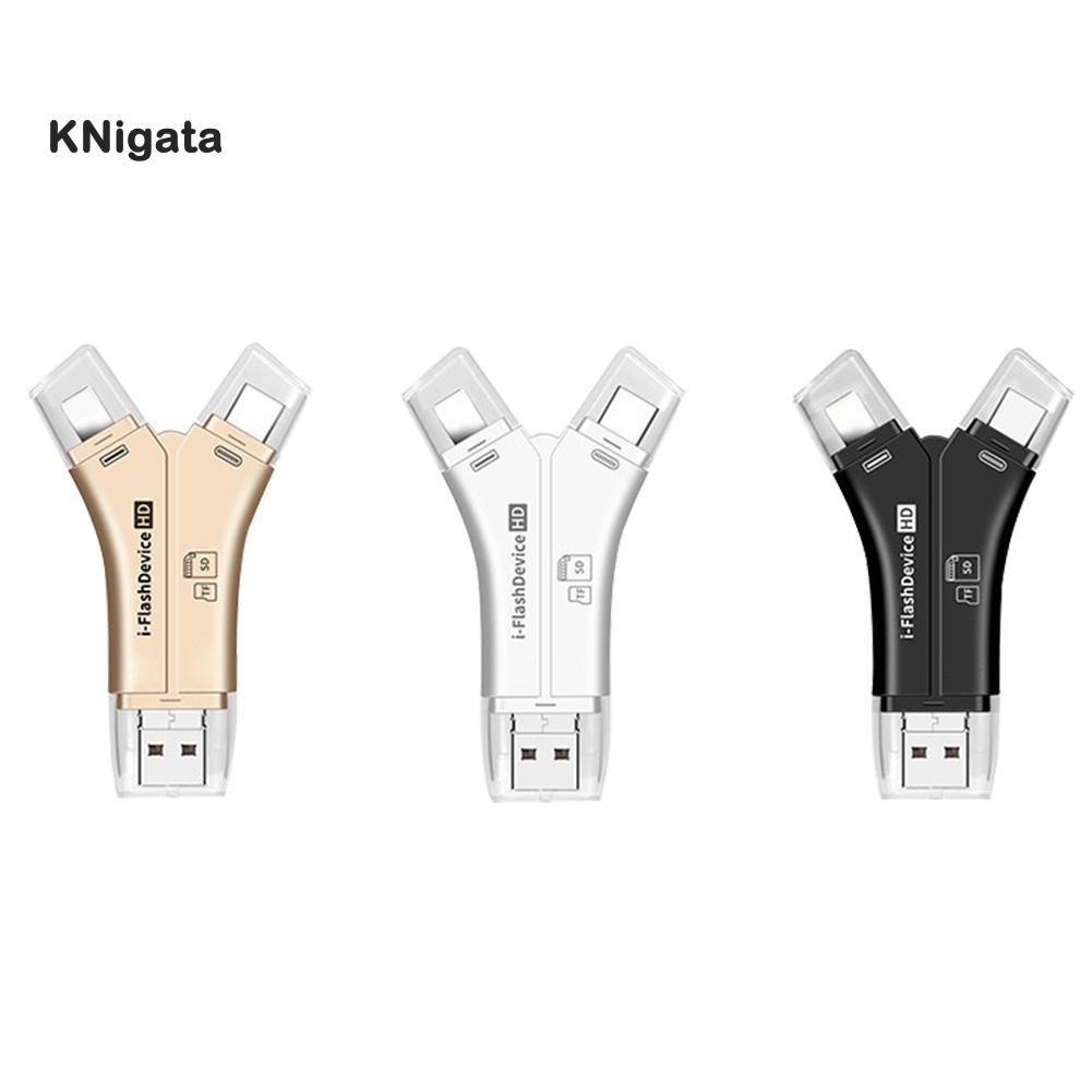Đầu Đọc Thẻ Nhớ Đa Năng 4 Trong 1 3.0 Otg Tf Cho Pc Iphone Android Type-C | BigBuy360 - bigbuy360.vn
