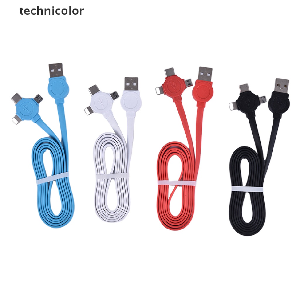 Dây Cáp Sạc Truyền Dữ Liệu Đa Năng 3 Trong 1 Cho Điện Thoại