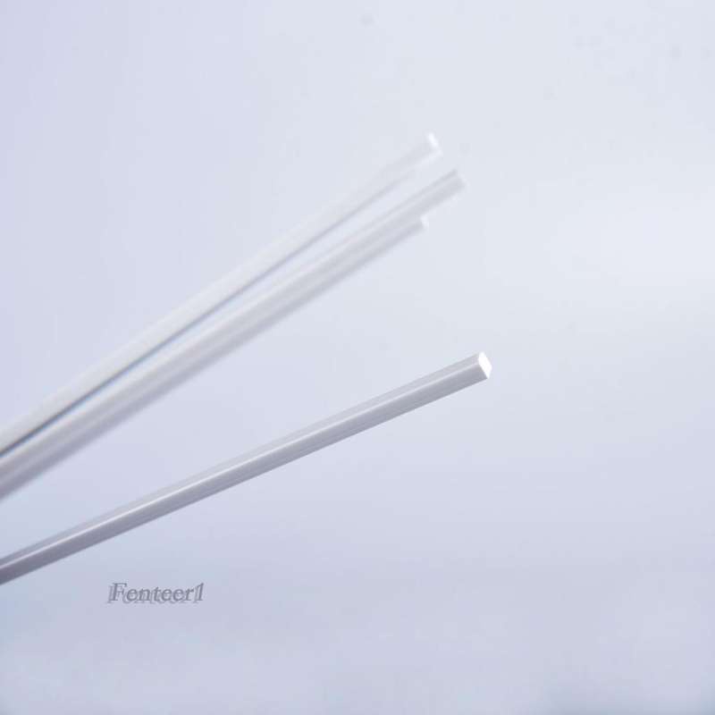 Set 20 que nhựa trắng 3x250mm làm mô hình kiến trúc