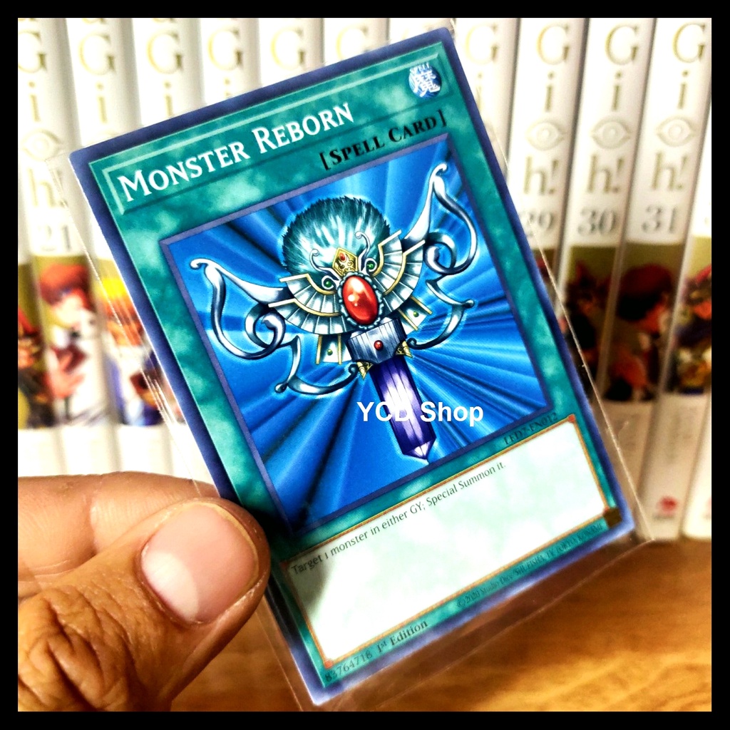 Thẻ bài yugioh chính hãng Monster Reborn Phục sinh -Common