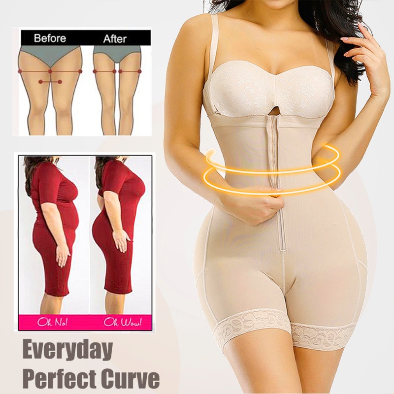 WIT Nữ Tummy Control Body Shaper Mông Nâng Body Ren Slim Quần Lót