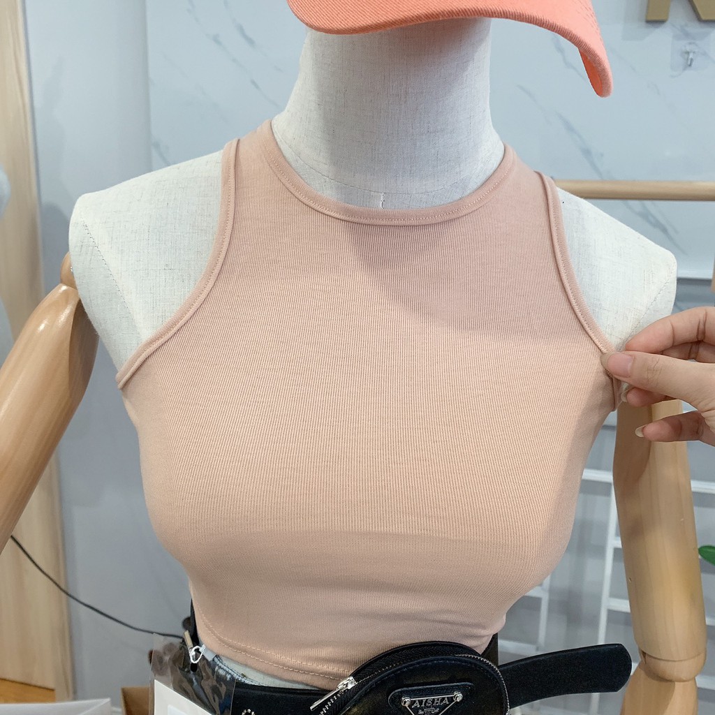 Áo croptop ba lỗ nữ Quảng Châu [VIDEO+ẢNH THẬT] áo nữ Taobao cao cấp sexy mix chân váy, quần cạp cao siêu chất | BigBuy360 - bigbuy360.vn