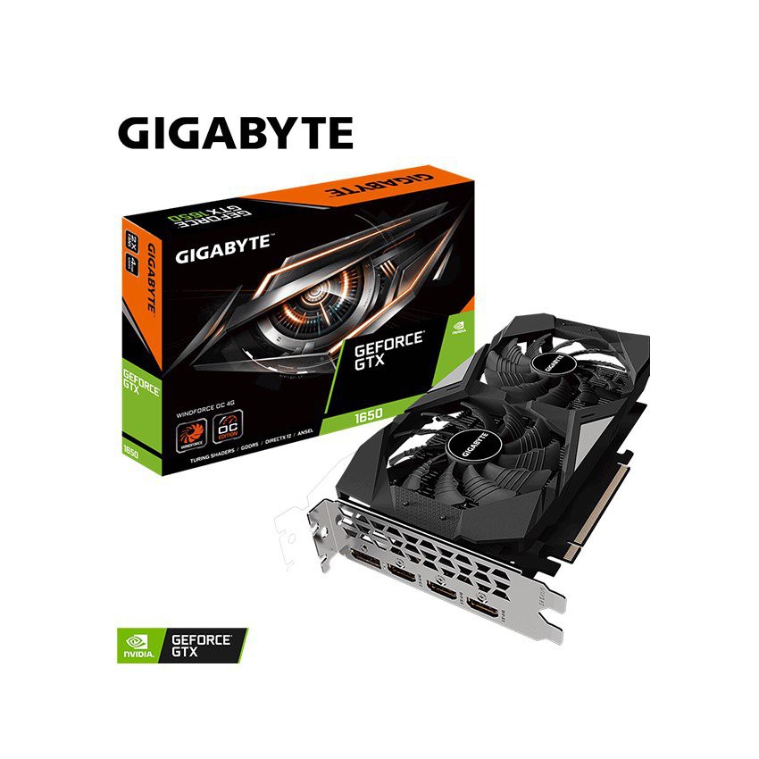 Card màn hình GIGABYTE GeForce GTX 1650 Windforce OC 4GB GDDR6