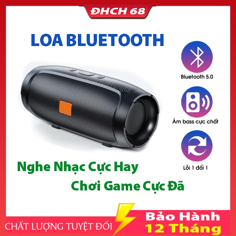 Loa Bluetooth Mini Charge Mini 4+, Âm Thanh Sống Động, Pin Trâu, Tích Hợp Thẻ Nhớ, Nghe Nhạc Cực Hay Bảo Hành 12 Tháng