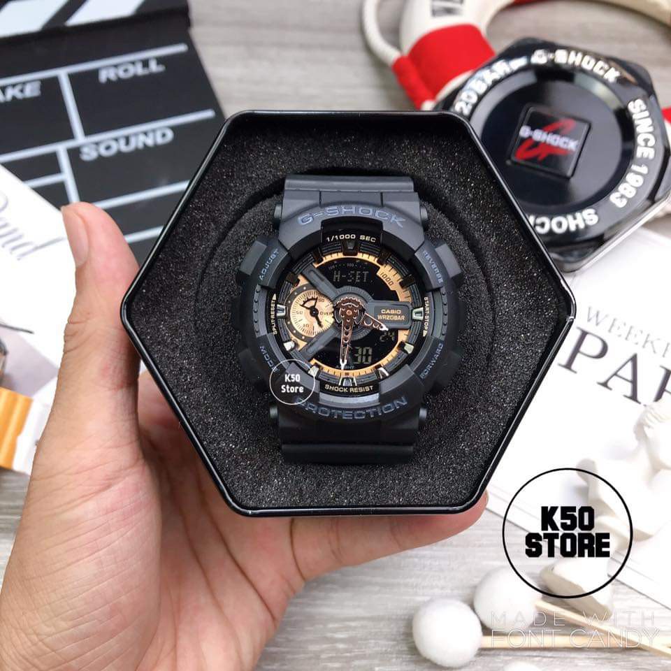 [ảnh thật] Đồng hồ thể thao nam nữ G Shock - GA110 55mm điện tử chống nước đa năng trẻ trung năng động -Ngochuyen.watche