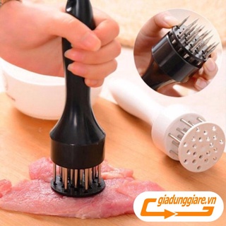 Dụng cụ châm bì châm thịt làm mềm thịt Bít tết (Giao mầu ngẫu nhiên Đen hoặc Trắng)