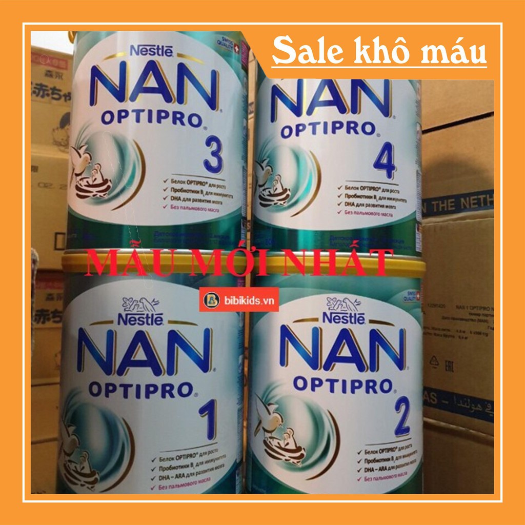 Sữa Nan Nga đủ số 1,2,3,4 800g