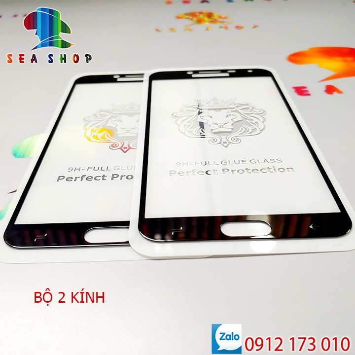 Bộ 2 kính cường lực Samsung Galaxy J4 2018 / SM-J400 full màn hình / Kính cường lực Samsung J4 tràn màn hình