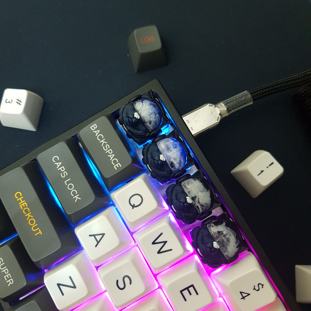 Keycap Sirius Clone trang trí bàn phím cơ (Màu Blue Navy)