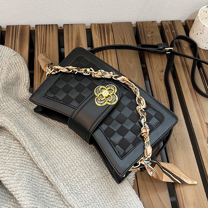 Túi đeo vai IELGY màu sắc tương phản tinh tế thời trang cho nữ