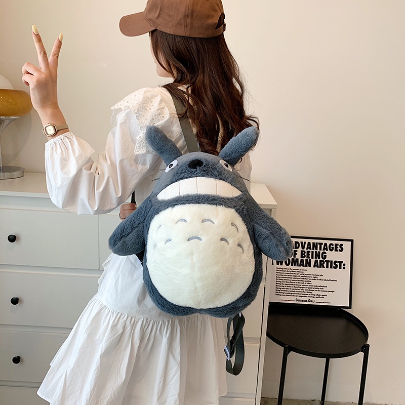 Ba Lô Đeo Vai Hình Totoro Melody Kuromi Pikachu Cinnamoroll Nhồi Bông Dễ Thương Cho Mẹ Và Bé