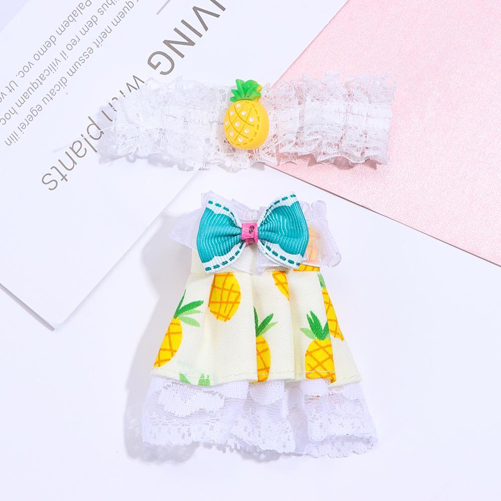 Đầm Công Chúa Nhiều Màu Xinh Xắn Cho Búp Bê 16cm