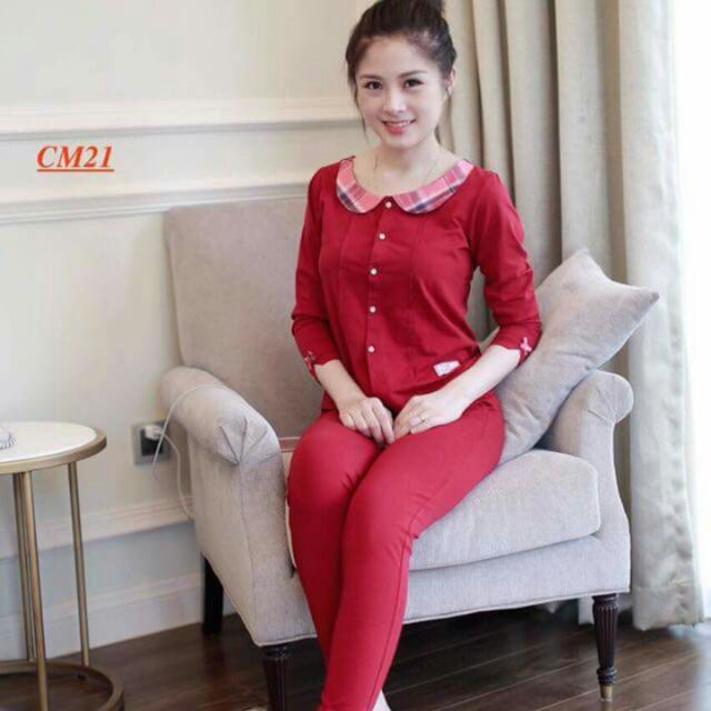 Bộ mặc nhà, hàng công ty, đẹp từ đường kim mũi chỉ. Sang chảnh và lịch sự, cho các chị em ở nhà và ra phố.
