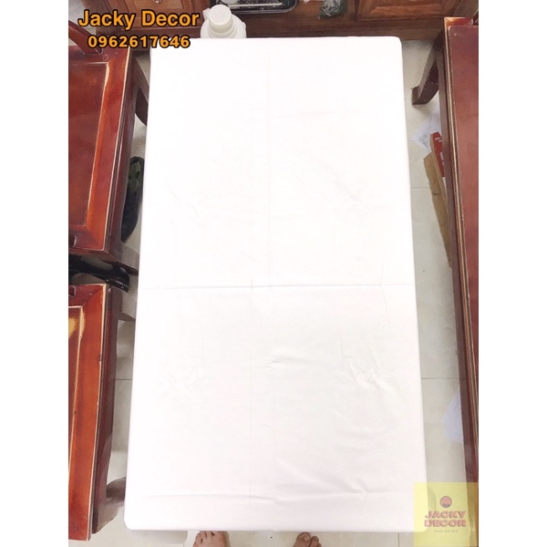 [FREESHIP] Khăn trải bàn vải trắng 150x150cm, 150x200cm VẢI COTTON LỊCH SỰ, SANG TRỌNG - HÀNG ĐẸP