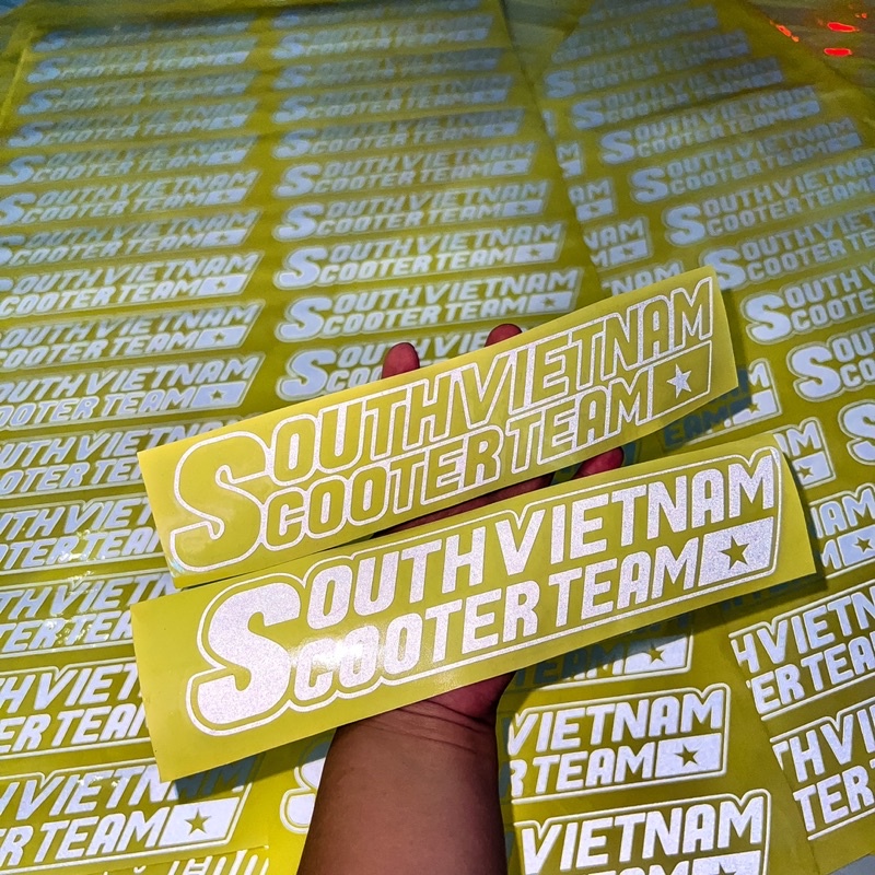 Tem Decal Phản Quang 3M 25cm 🇻🇳🇻🇳