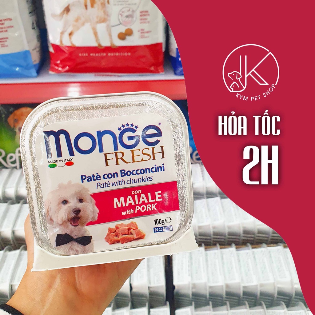 MONGE - Pate dinh dưỡng cho chó 100g