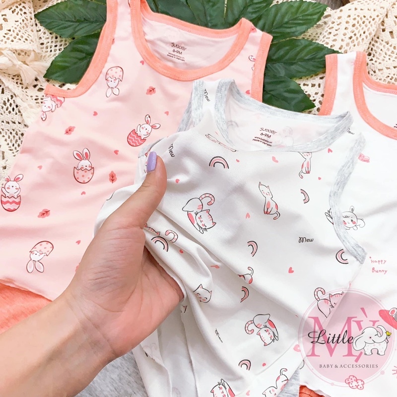 Bộ quần áo ba lỗ Bé Gái Judoby JB281 (Sz 9-36M)