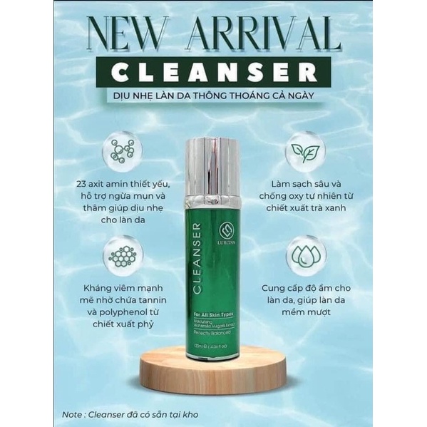 sữa rửa mặt cleanser LURCINN
