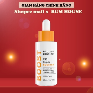 Tinh chất tăng cường làm sáng da ngăn ngừa lão hóa chứa Vitamin C Paula's Choice C15 Super Booster 20ml 7770